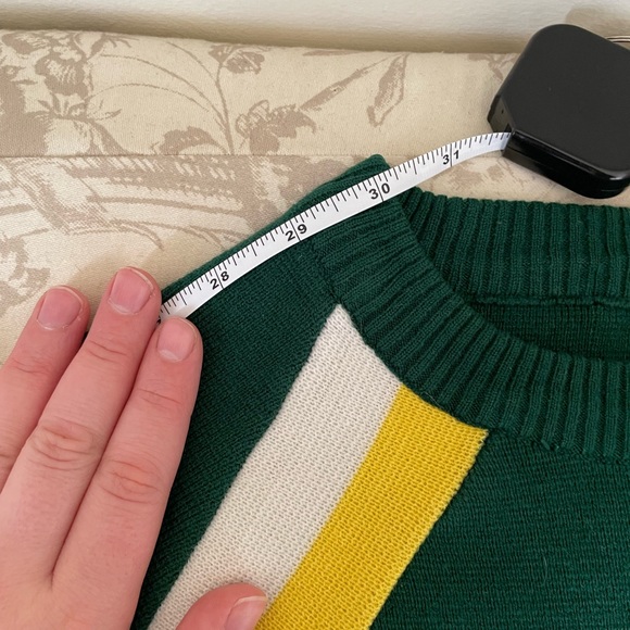 Like new - vintage green and yellow sweater - Picture 5 of 5